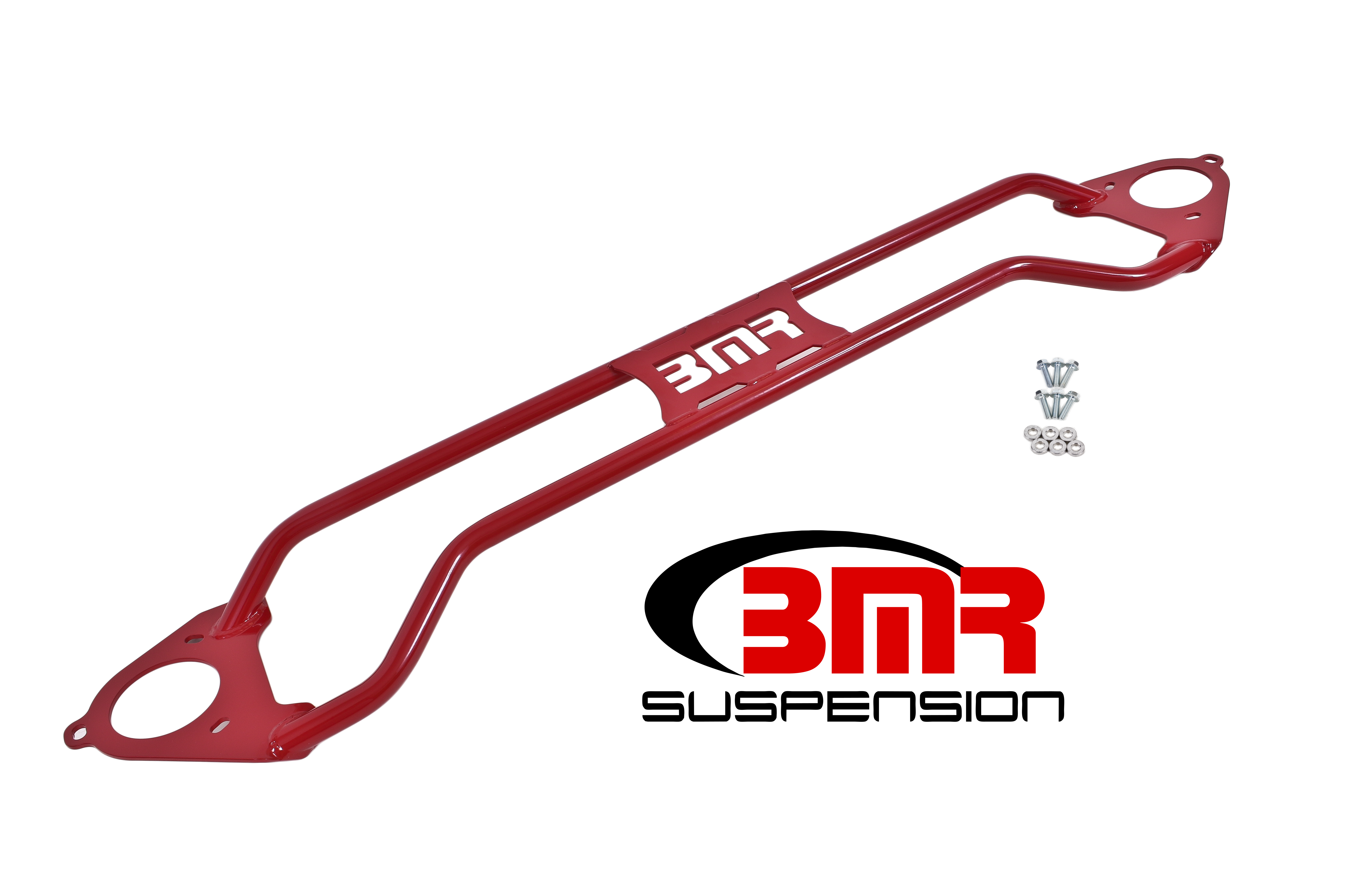 BMR Suspension Strut Tower Brace, Front, Twin Tube Design STB019R