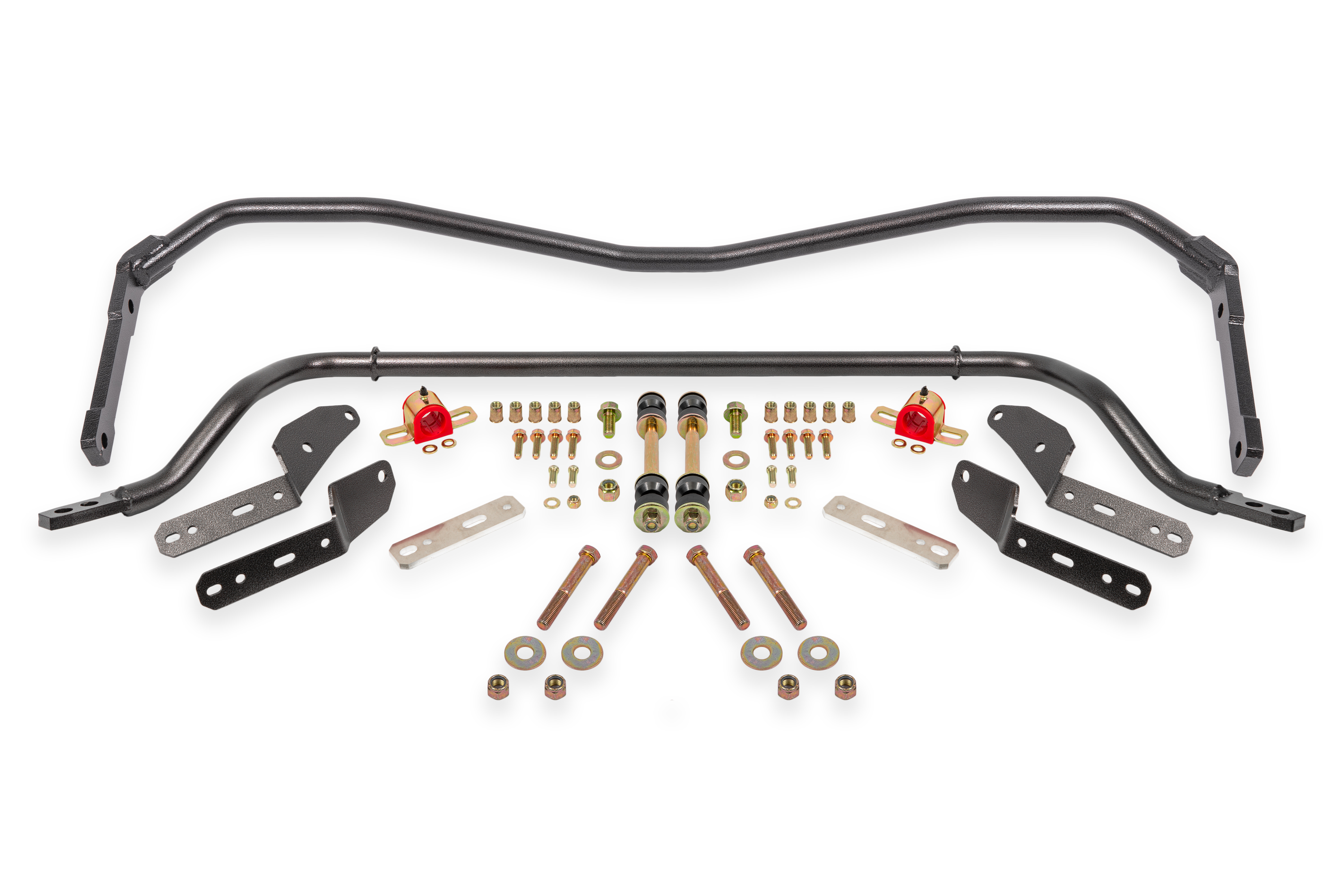 BMR Suspension Sway Bar Kit With Bushings, Front (SB008) And Rear (SB009) SB028H