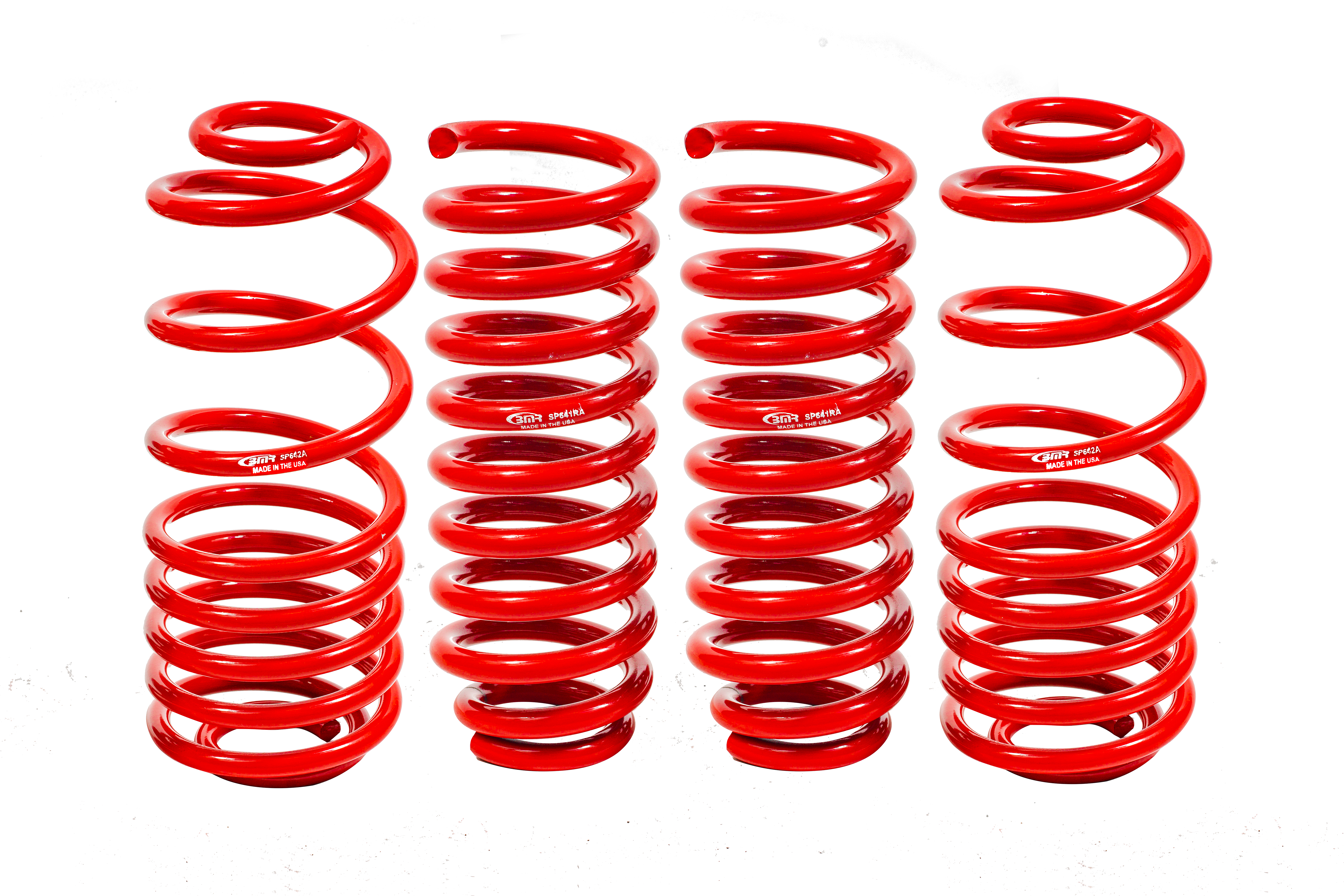 BMR Suspension Lowering Springs, Set Of 4, 2.0"/3.0" Drop SP640R