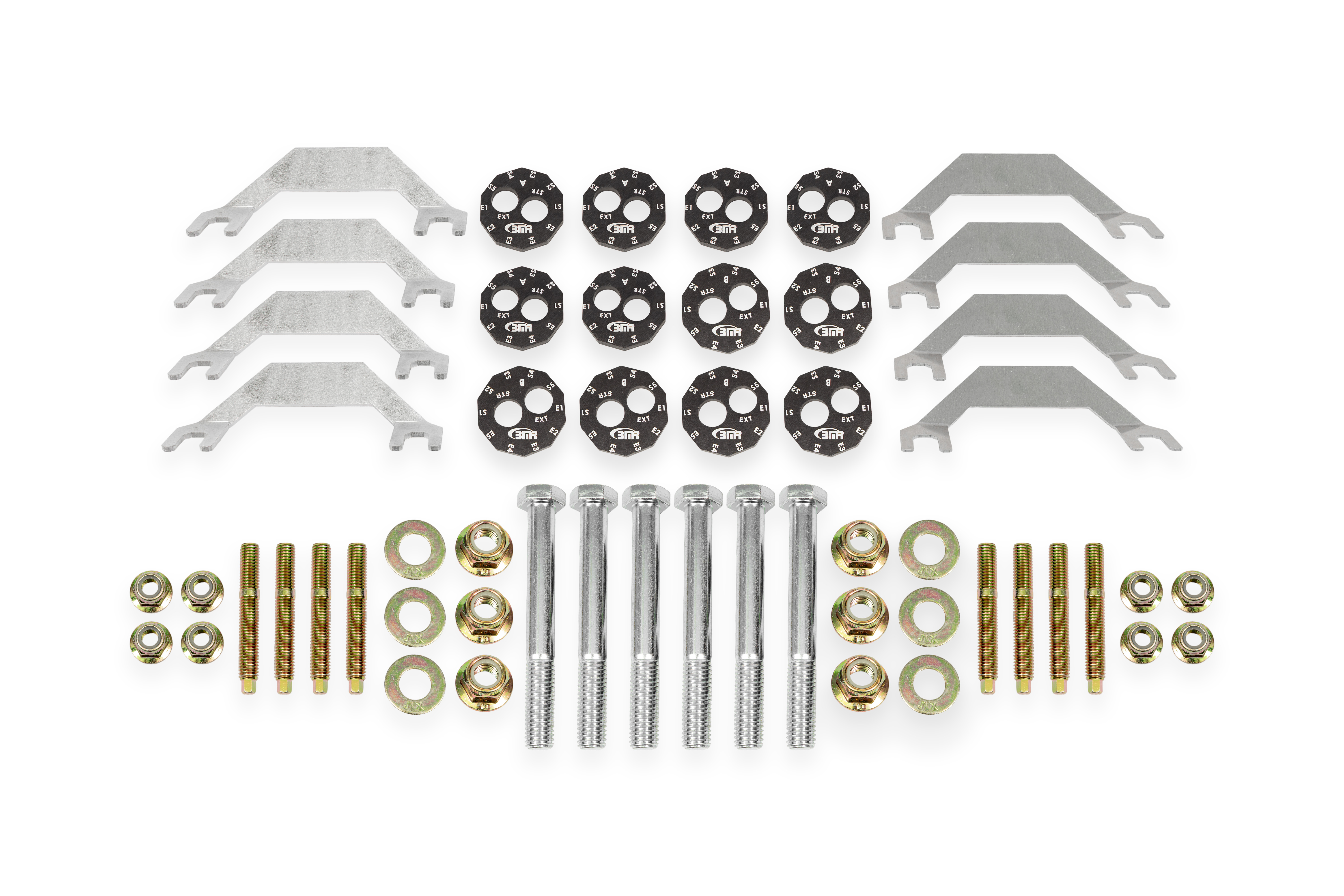 BMR Suspension Camber Bolt and Stud Kit, Upper and Lower Control Arms WAK550