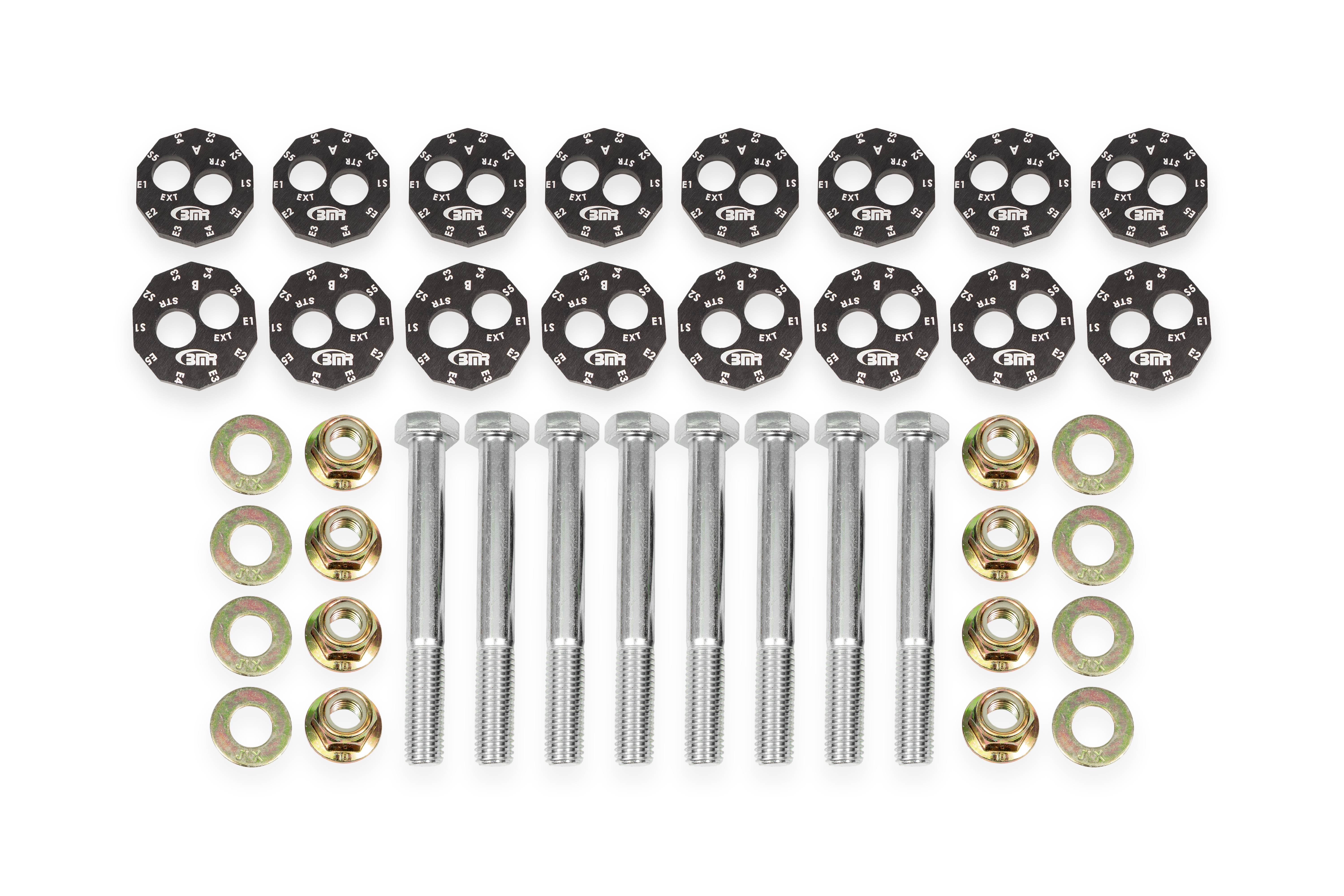 BMR Suspension Camber Bolt Kit, Front and Rear Lower Control Arms WAK572