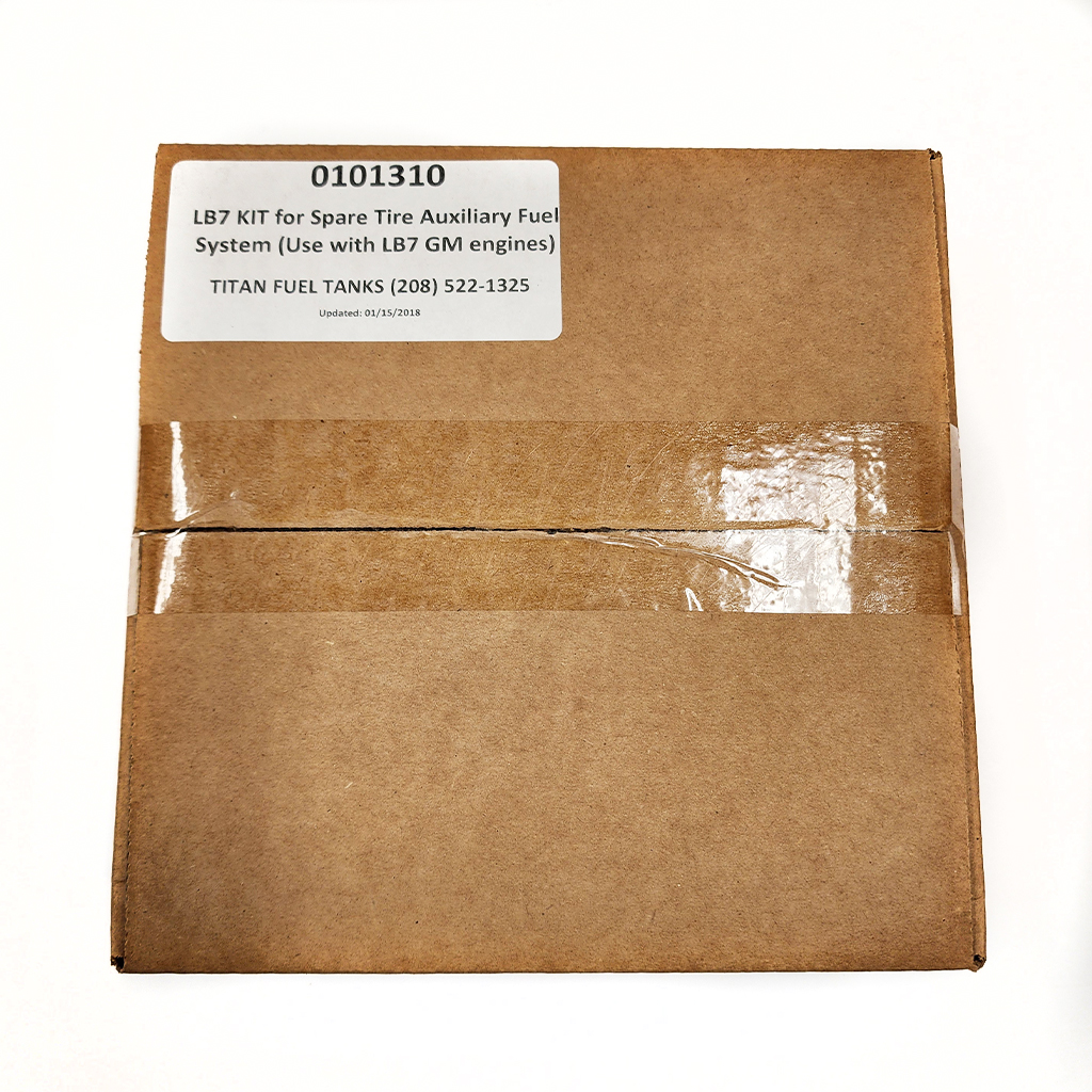 Titan Fuel Tanks LB7 KIT for Spare Tire Auxiliary Fuel System 0101310