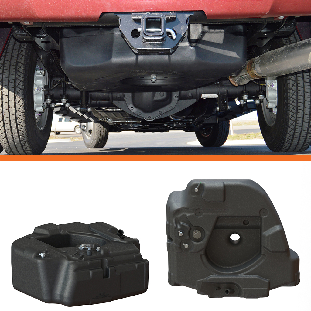 Titan Fuel Tanks Spare Tire Auxiliary Fuel System 30 Gallon 4020299