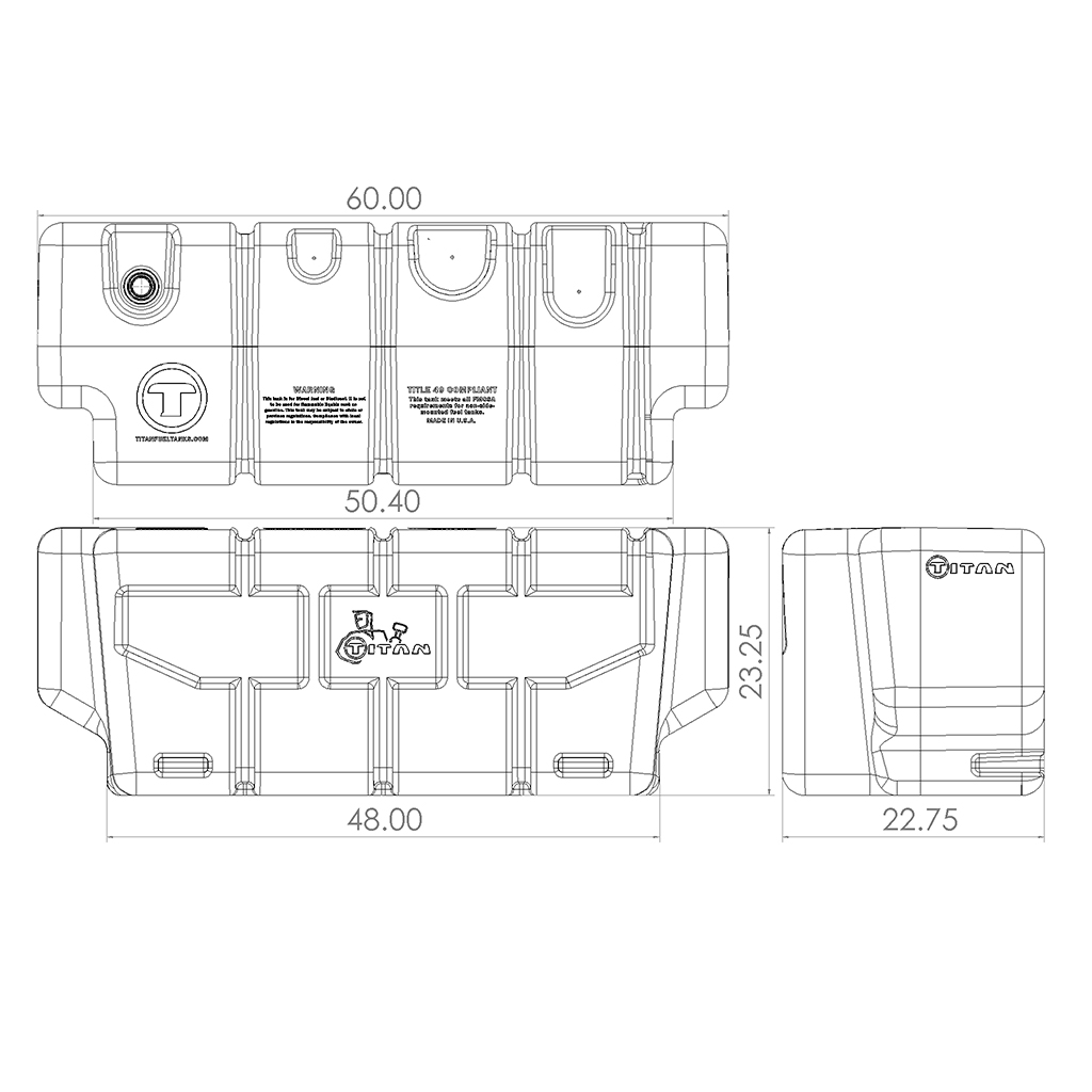 Titan Fuel Tanks TITAN 100 Gallon Transfer Tank 5015100