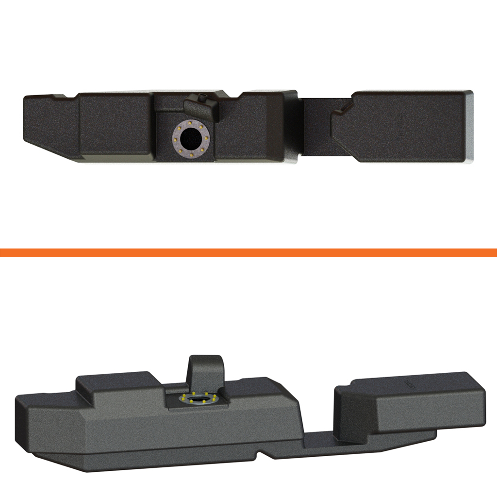 Titan Fuel Tanks XXL Replacement Mid-Ship Fuel Tank 62 Gallon 7010301