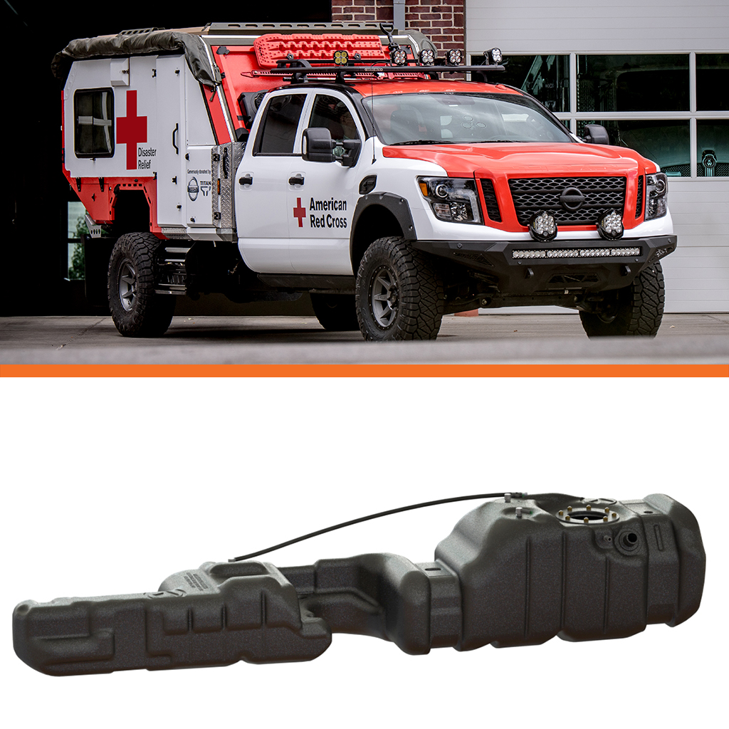 Titan Fuel Tanks XXL Replacement Mid-Ship Fuel Tank 50 Gallon 7040216