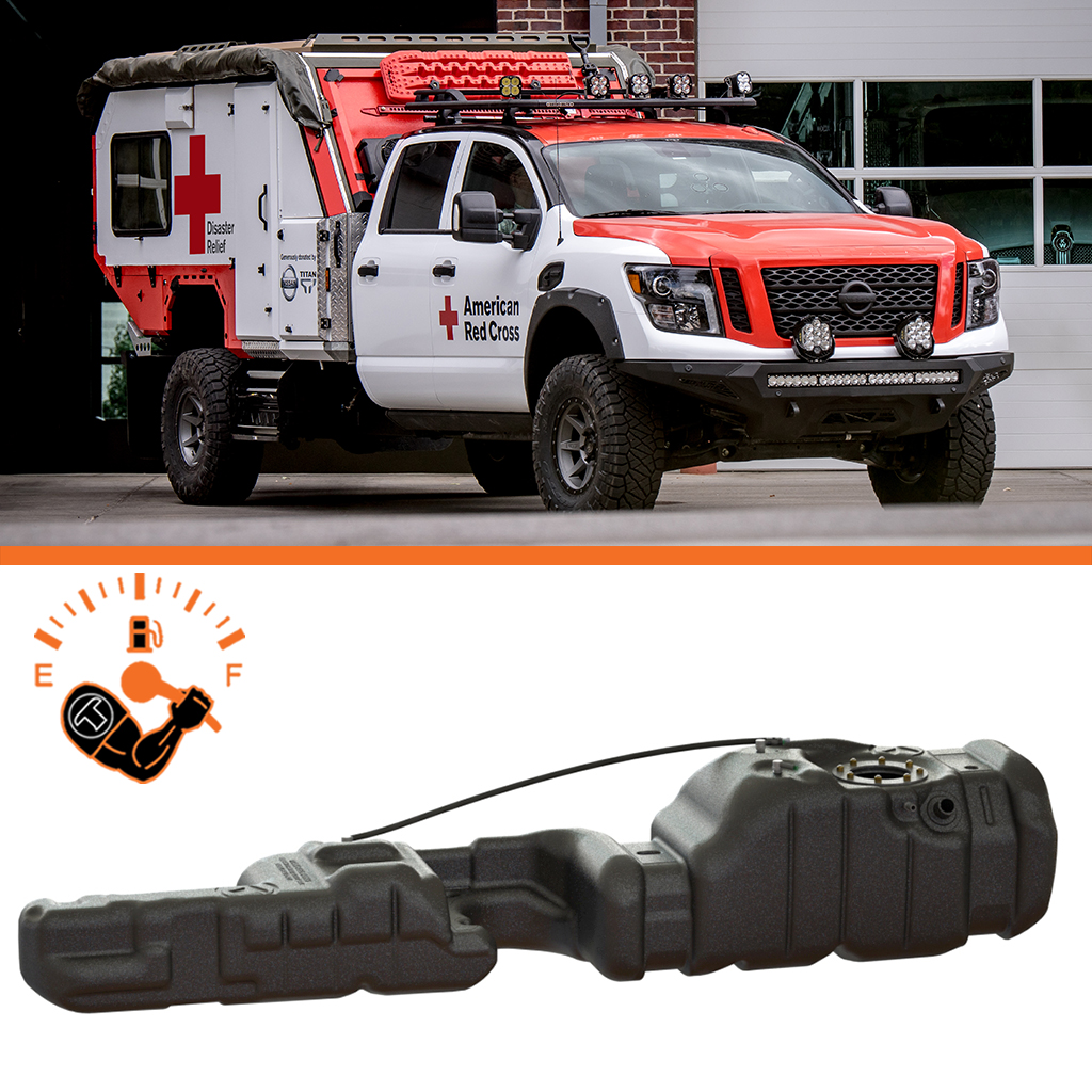 Titan Fuel Tanks XXL Replacement Mid-Ship Fuel Tank 50 Gallon 7040216