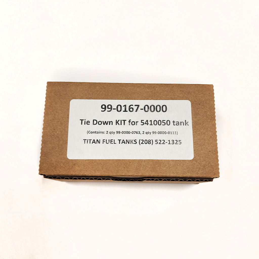Titan Fuel Tanks Tie Down KIT, including two eye nuts for 5410050 9901670
