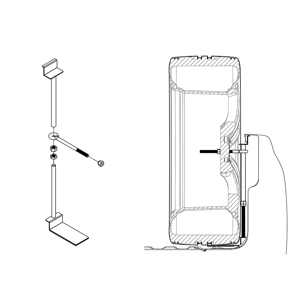 Titan Fuel Tanks TITAN Spare Tire Buddy 9901330