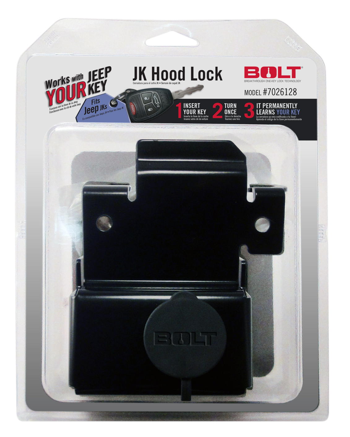 BOLT JK HOOD LOCK 7026128