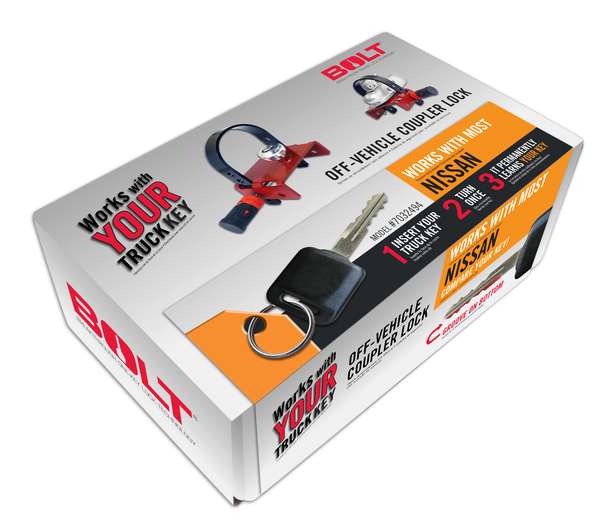 BOLT OFF-VEHICLE COUPLER LOCK NISSAN 7032494