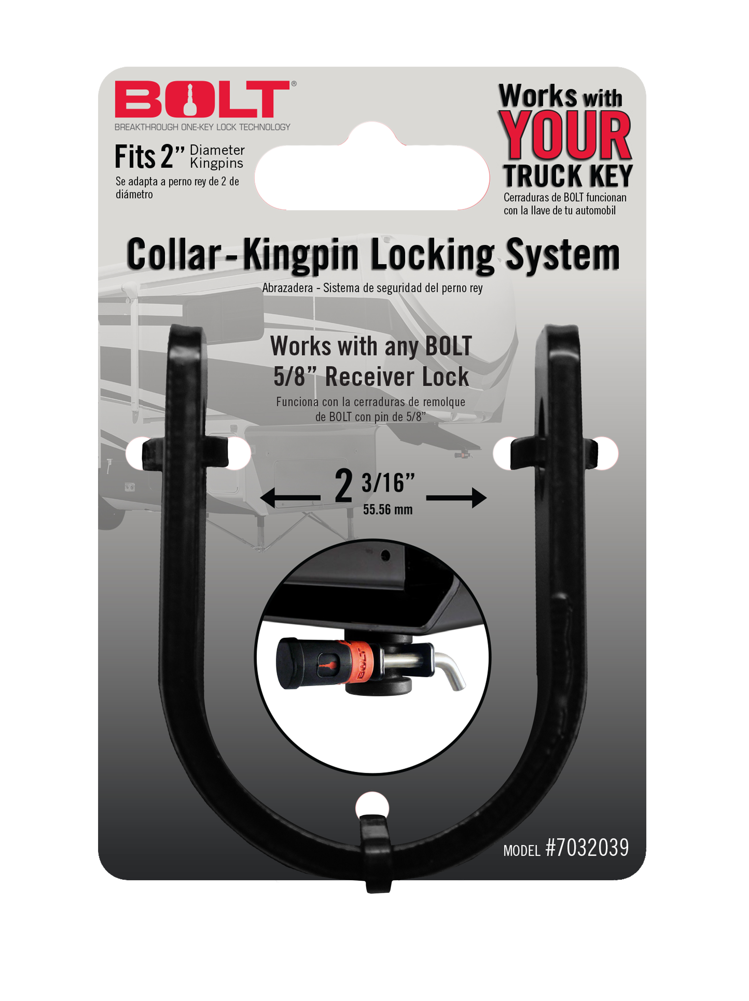 BOLT Collar King Pin Locking System 7032039