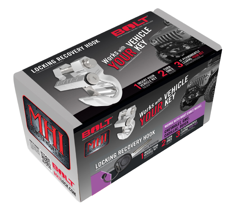 BOLT GM Early Model Locking Recovery Hook 7039046