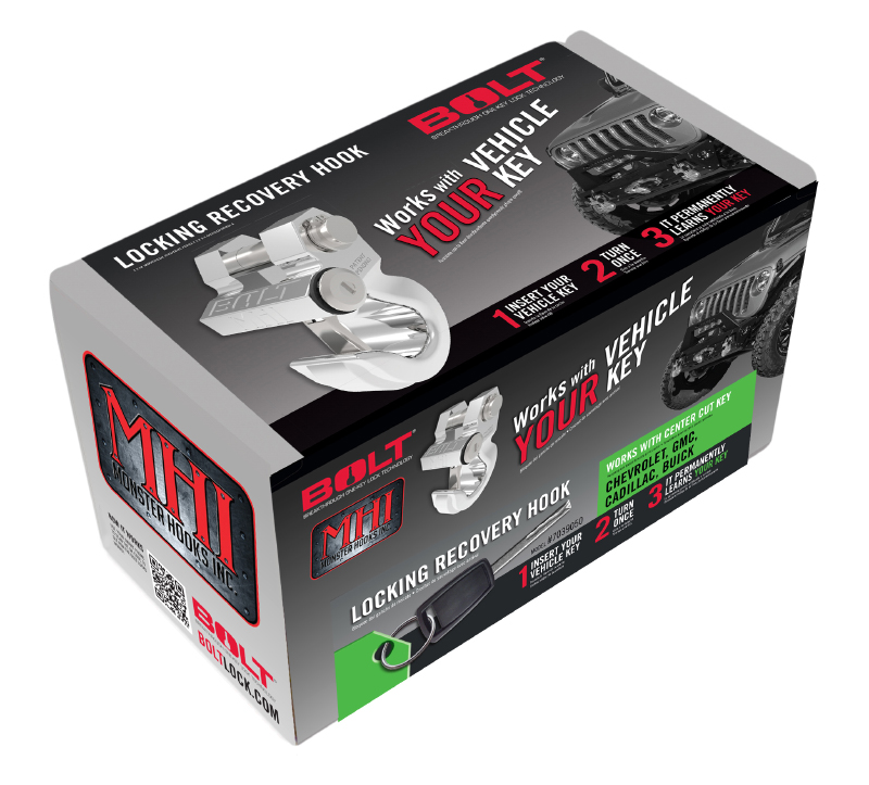 BOLT GM Center Cut Locking Recovery Hook 7039050