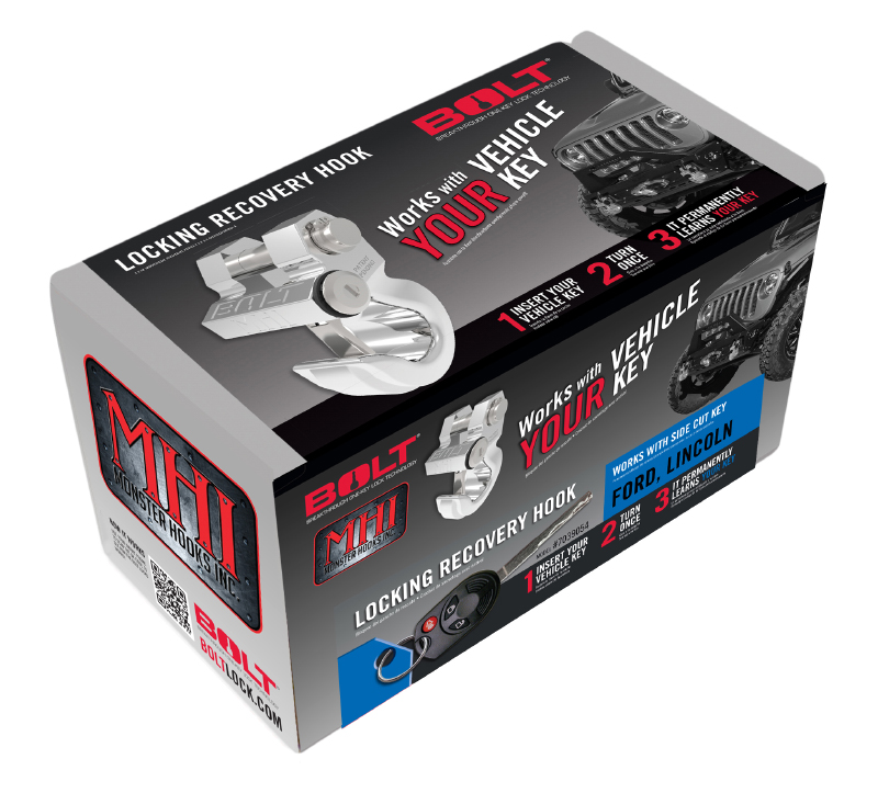 BOLT Ford Side Cut Locking Recovery Hook 7039054