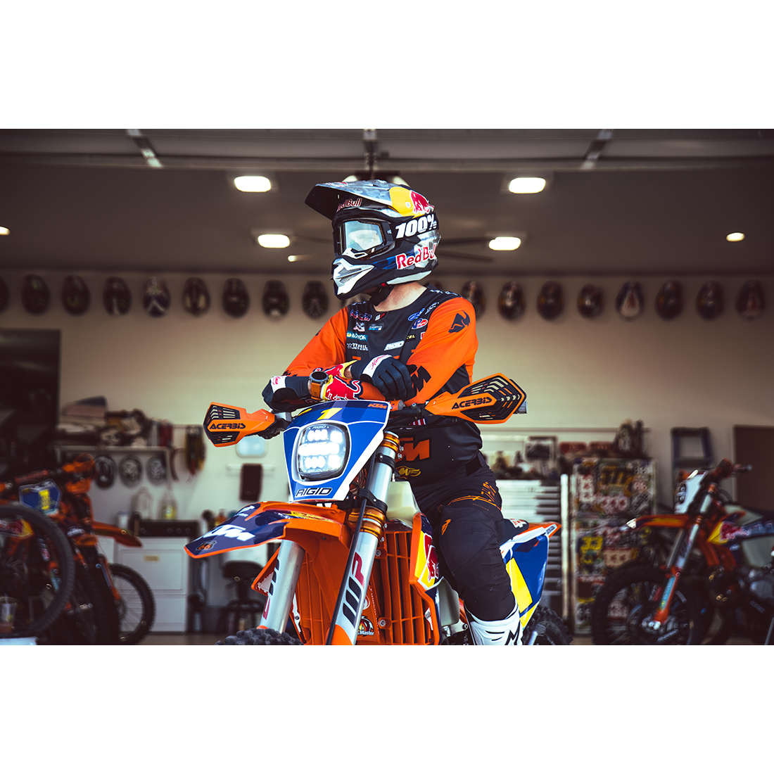 RIGID Industries Adapt XE Extreme Enduro Complete Ready To Ride LED Moto Kit, White 300417