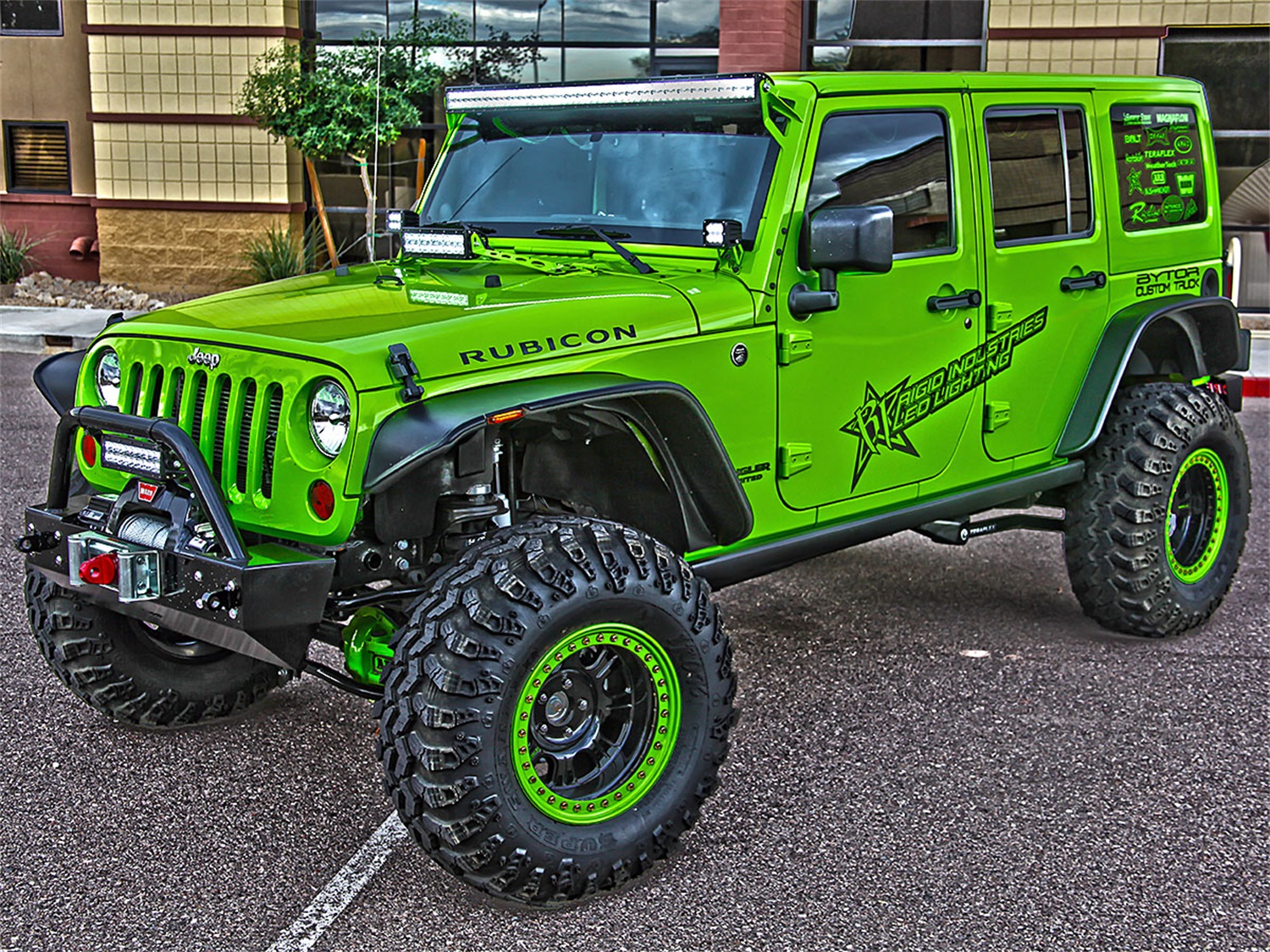 RIGID Industries 2007-2015 Jeep JK A-Pillar Mount Kit, Fits D-Series or Radiance POD Lights 40331