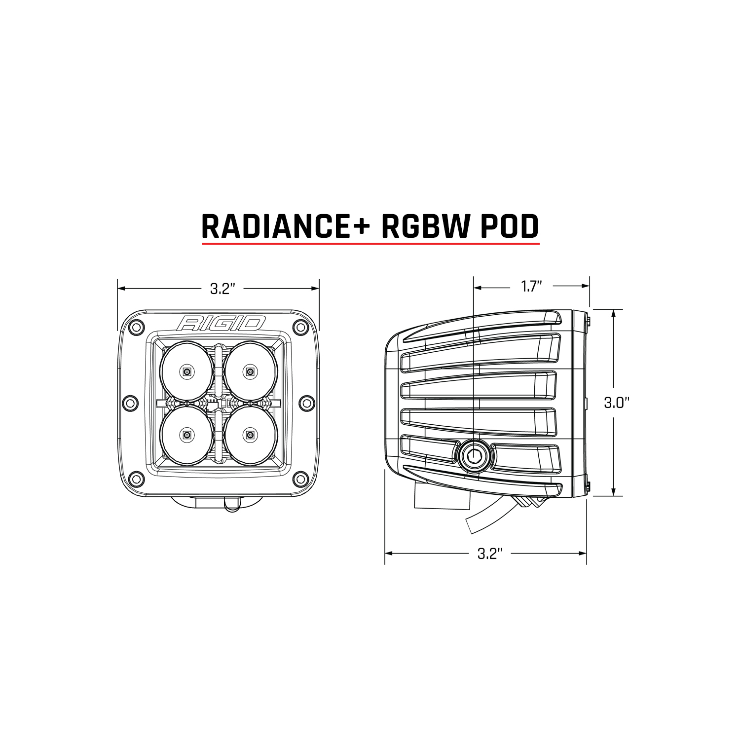 RIGID Industries Radiance+ Pod RGBW 202053