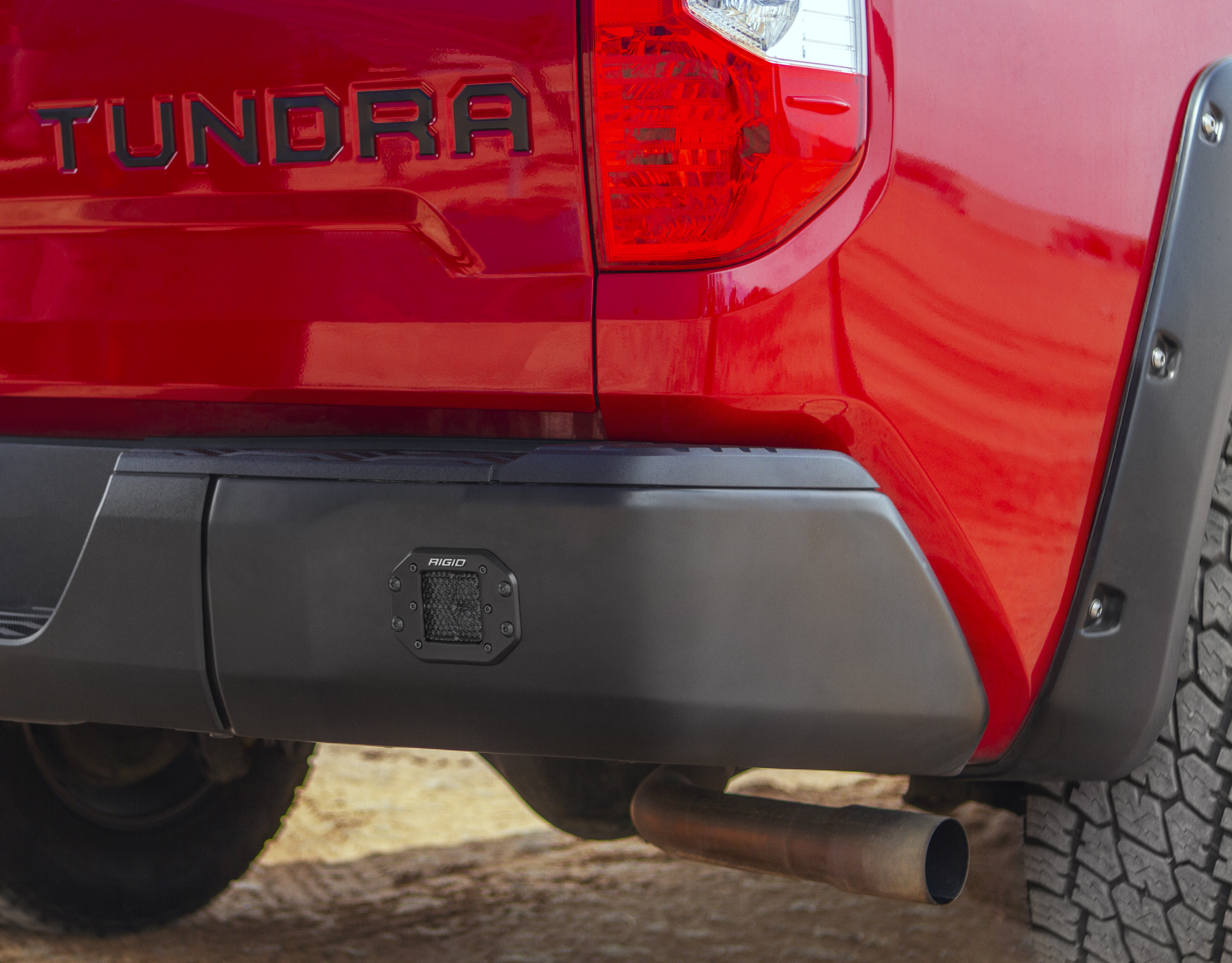 RIGID Industries D-Series PRO Midnight Edition, Spot Diffused, Flush Mount, Pair 212513BLK