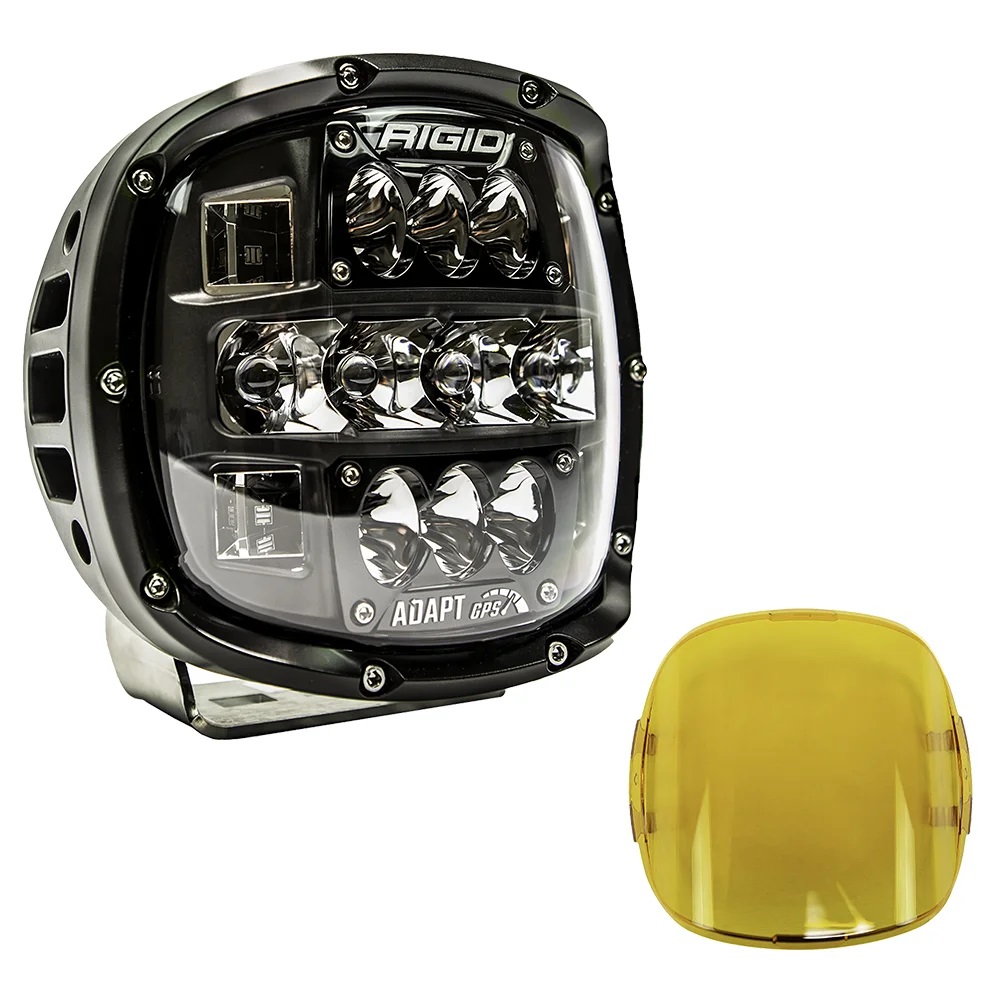 RIGID Industries Light Cover for Adapt XP, Yellow, Single 300423