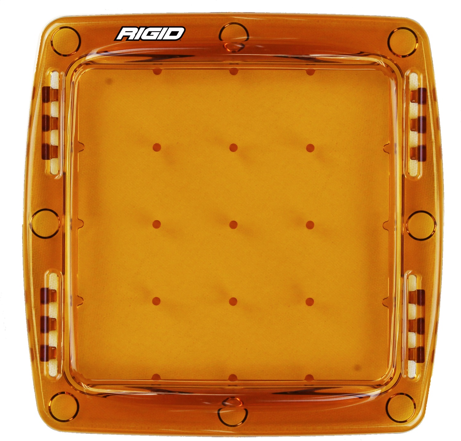 RIGID Industries Light Cover For Q-Series LED Lights, Amber, Single 103933