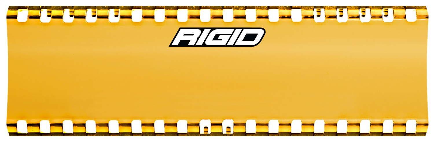RIGID Industries Light Cover For 6 Inch SR-Series LED Lights, Amber, Single 105863