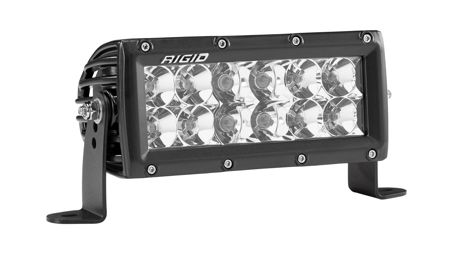 RIGID Industries E-Series PRO LED Light, Spot/Flood Optic Combo, 6 Inch, Black Housing 106313