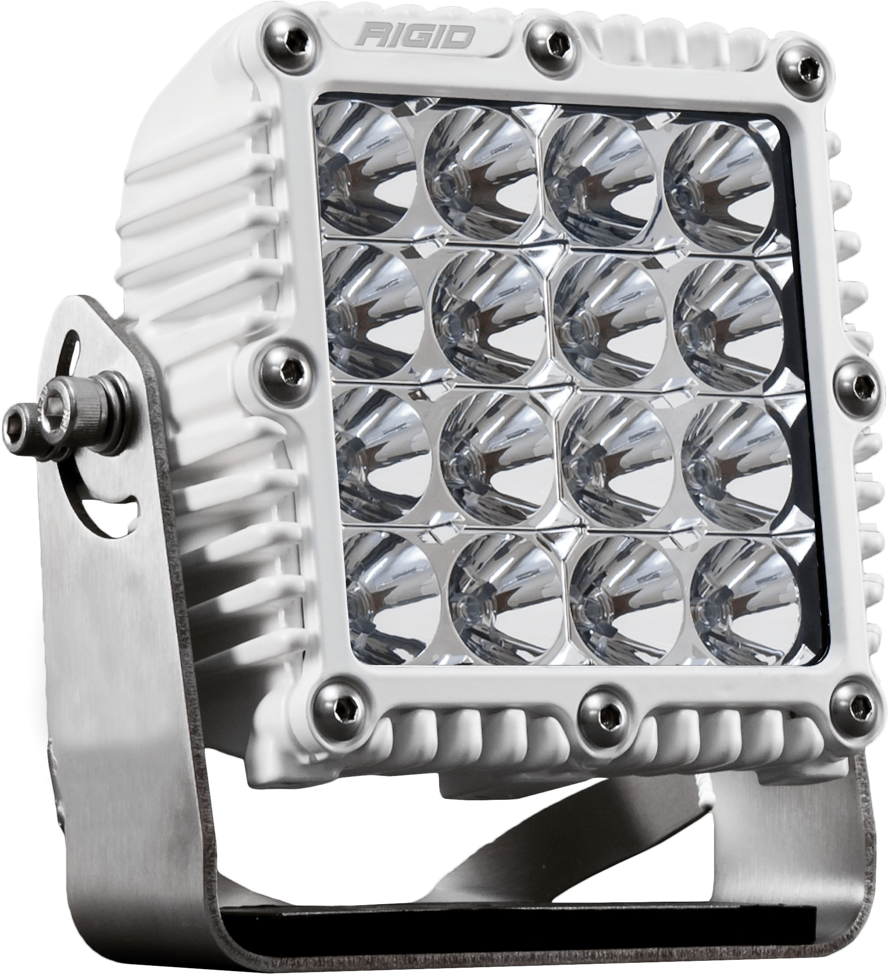 RIGID Industries Q-Series PRO LED Light, Flood Optic, White Housing, Single 245113