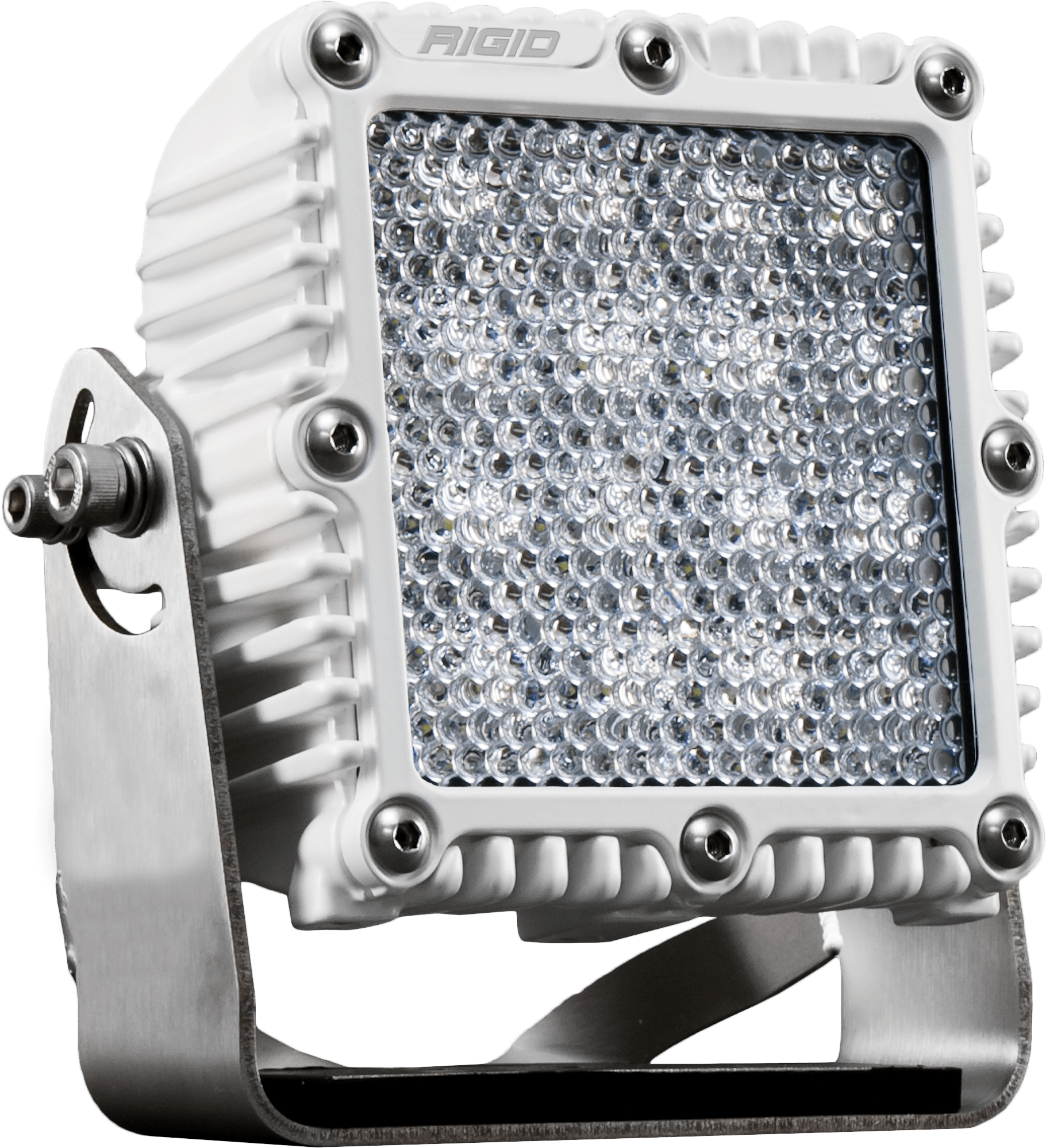 RIGID Industries Q-Series PRO LED Light, Flood Diffused, White Housing, Single 245513