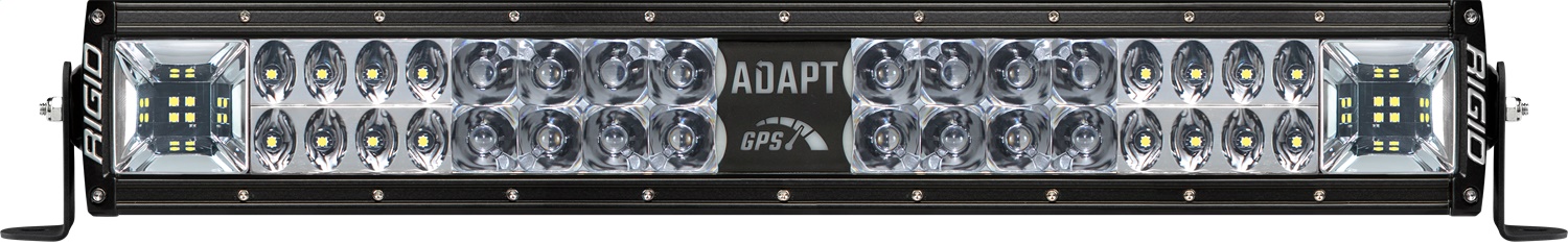 RIGID Industries Adapt E-Series LED Light Bar With 3 Lighting Zones And GPS Module, 20 Inch 260413