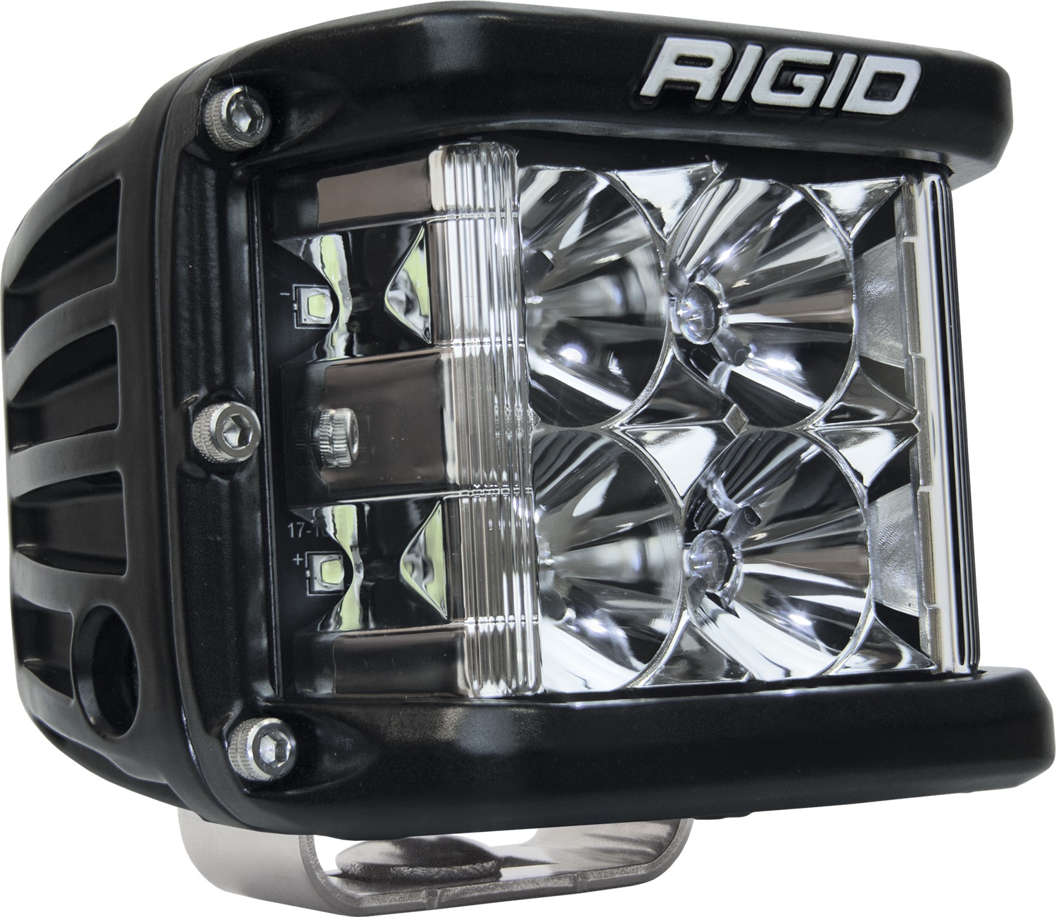 RIGID Industries D-SS PRO Side Shooter, Flood Optic, Surface Mount, Black Housing, Single 261113