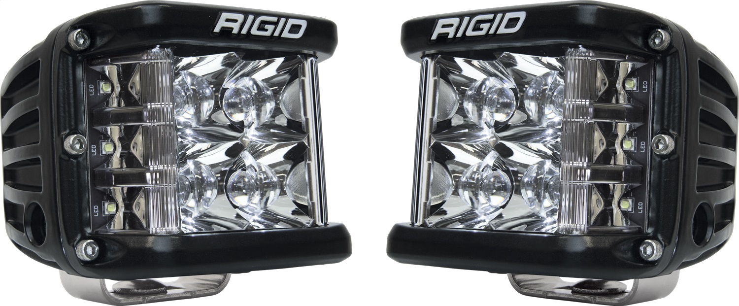 RIGID Industries D-SS PRO Side Shooter, Spot Optic, Surface Mount, Black Housing, Pair 262213