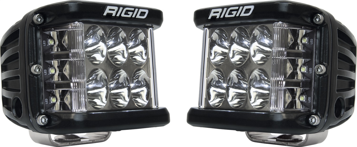 RIGID Industries D-SS PRO Side Shooter, Driving Optic, Surface Mount, Black Housing, Pair 262313