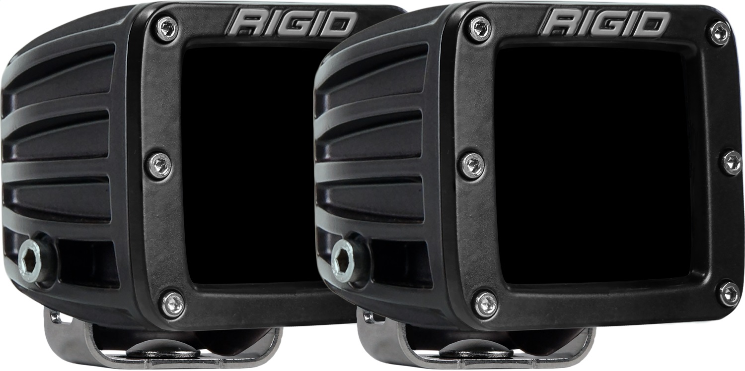 RIGID Industries D-Series PRO LED Light, Spot Optic, Infrared, Surface Mount, Pair 202293