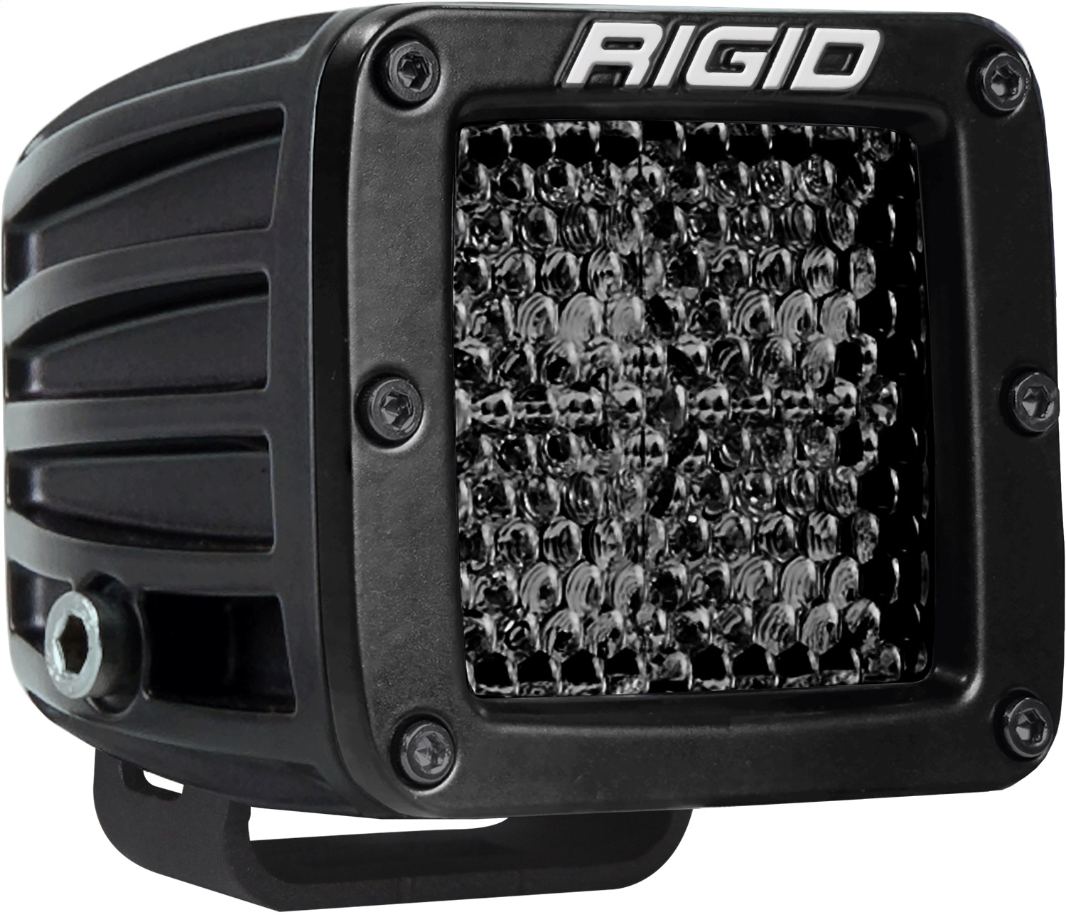 RIGID Industries D-Series PRO Midnight Edition, Spot Diffused, Surface Mount, Pair 202513BLK
