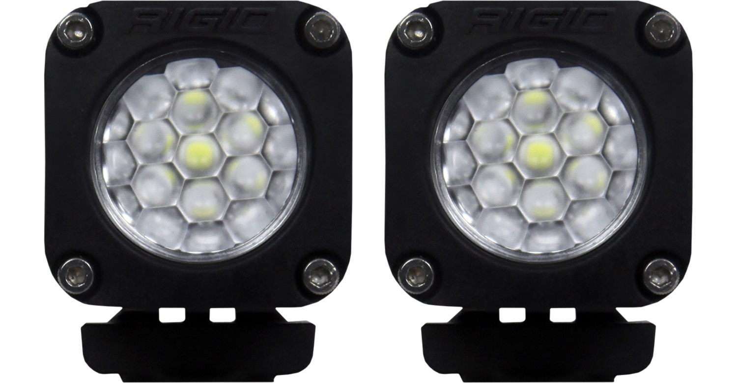 RIGID Industries Ignite Back-Up Kit, Diffused Lens, Surface Mount, Black Housing, Pair 20541