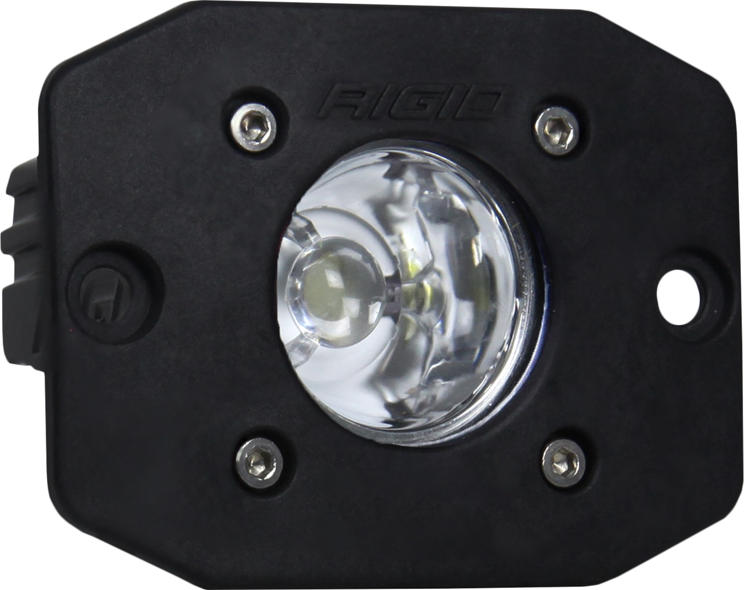 RIGID Industries Ignite LED Light, Flood Beam Pattern, Flush Mount, Black Housing, Single 20621