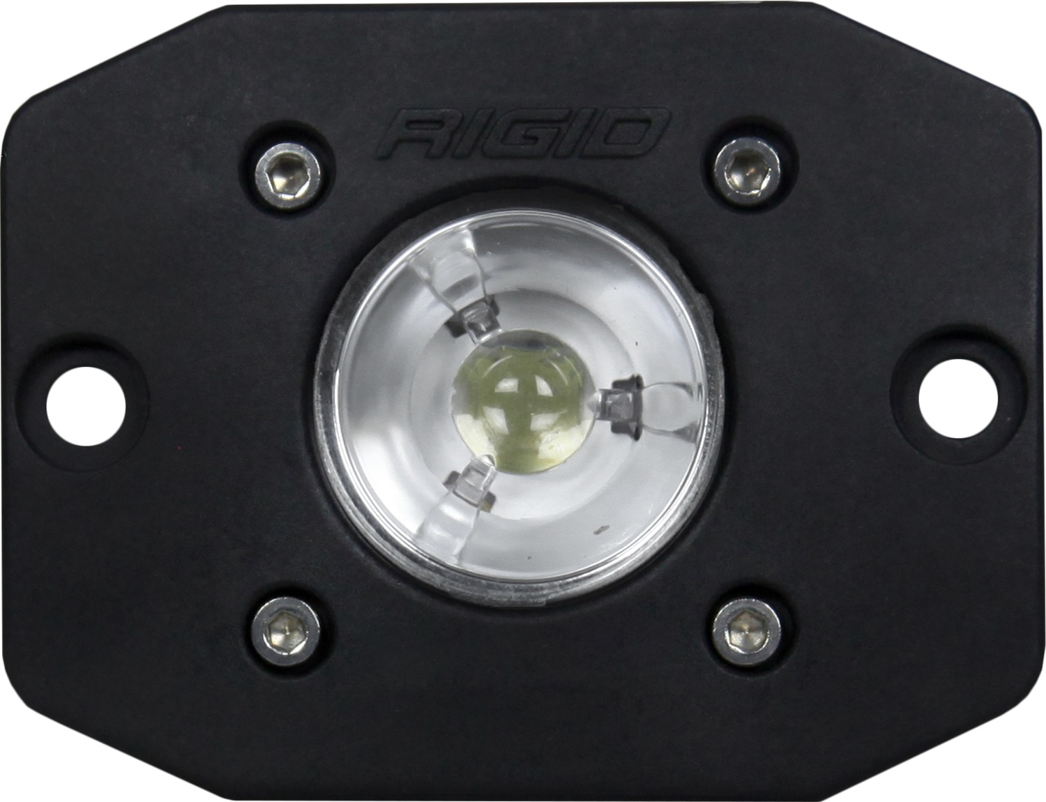 RIGID Industries Ignite LED Light, Flood Beam Pattern, Flush Mount, Black Housing, Single 20621
