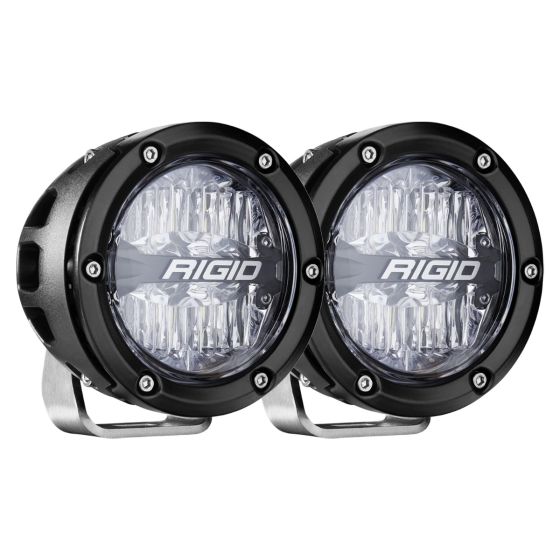 RIGID Industries 360-SERIES 4" OFF-ROAD LAMP, DRIVE BEAM, RGBW BACKLIGHT, SET/2 36401