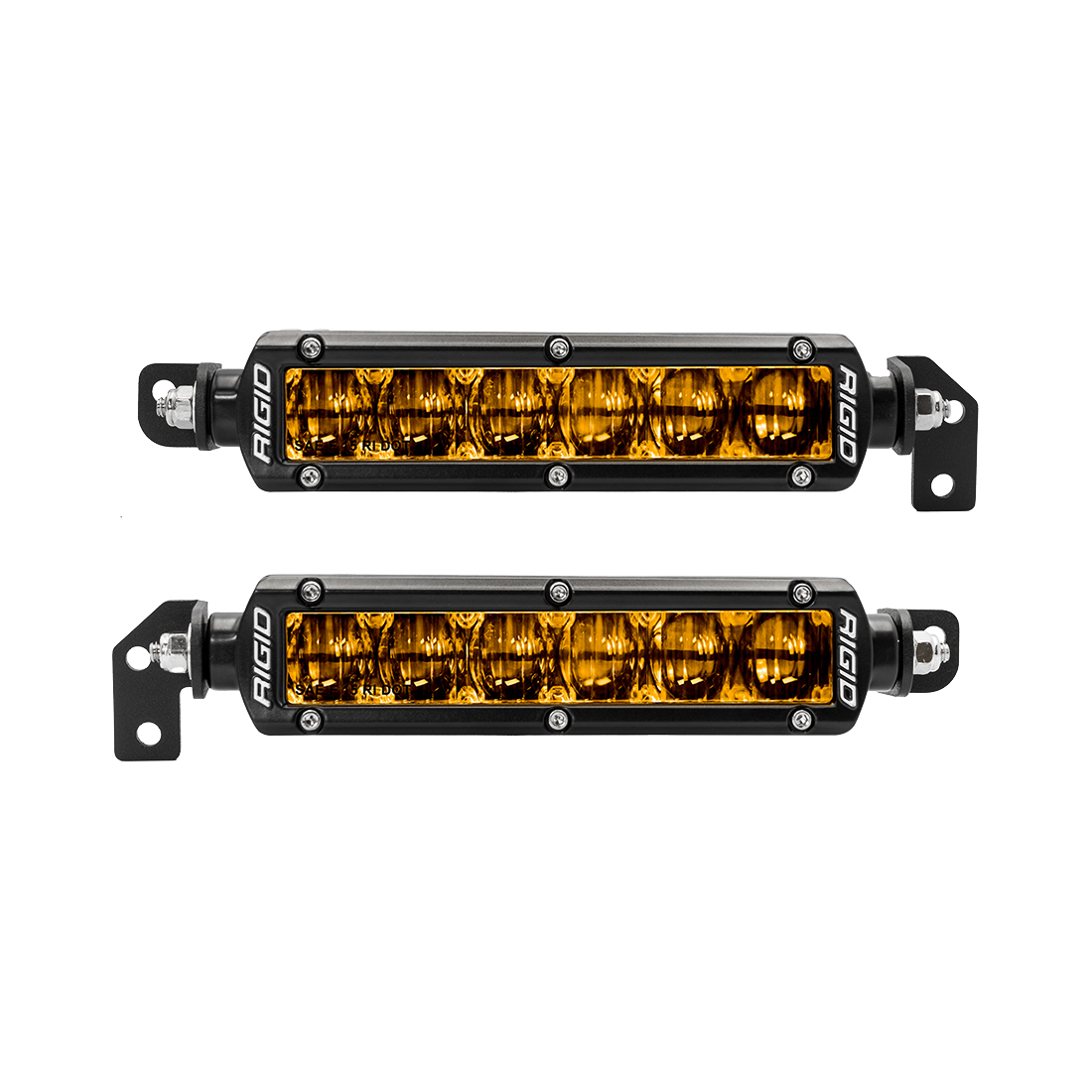 RIGID Industries 2022+ Toyota Tundra 6 Inch SR-Series Selective Yellow Fog Light Kit 37201