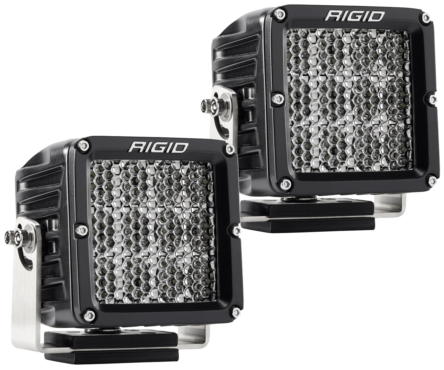 RIGID Industries D-XL PRO LED Light, Driving Diffused, Surface Mount, Black Housing, Pair 322713