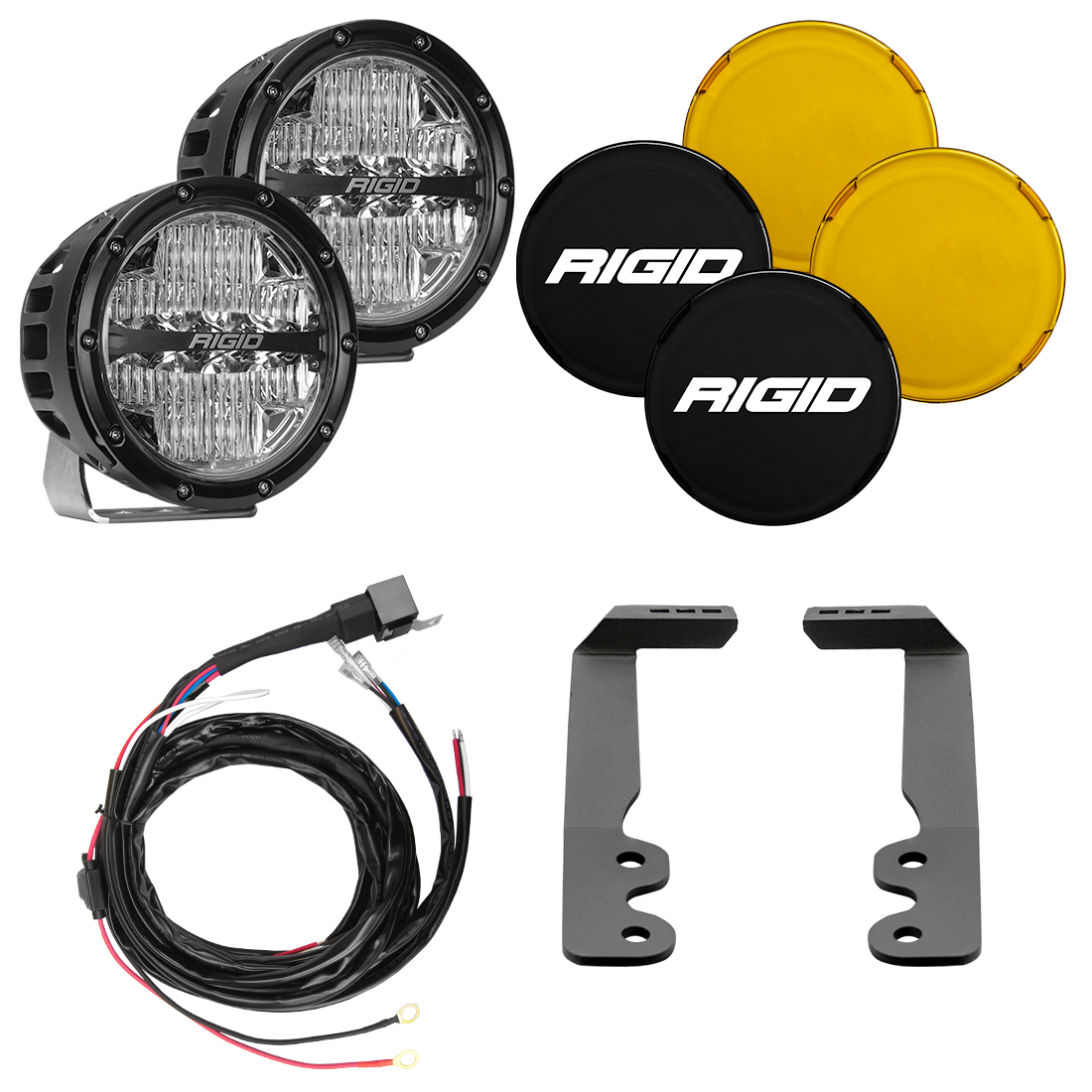 RIGID Industries 2022+ Toyota Tundra 6 Inch 360-Series A-Pillar Lighting Kit 46806