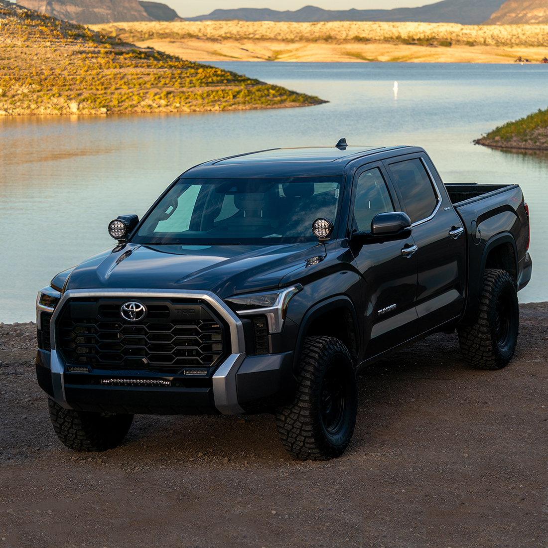 RIGID Industries 2022+ Toyota Tundra 6 Inch 360-Series A-Pillar Lighting Kit 46806