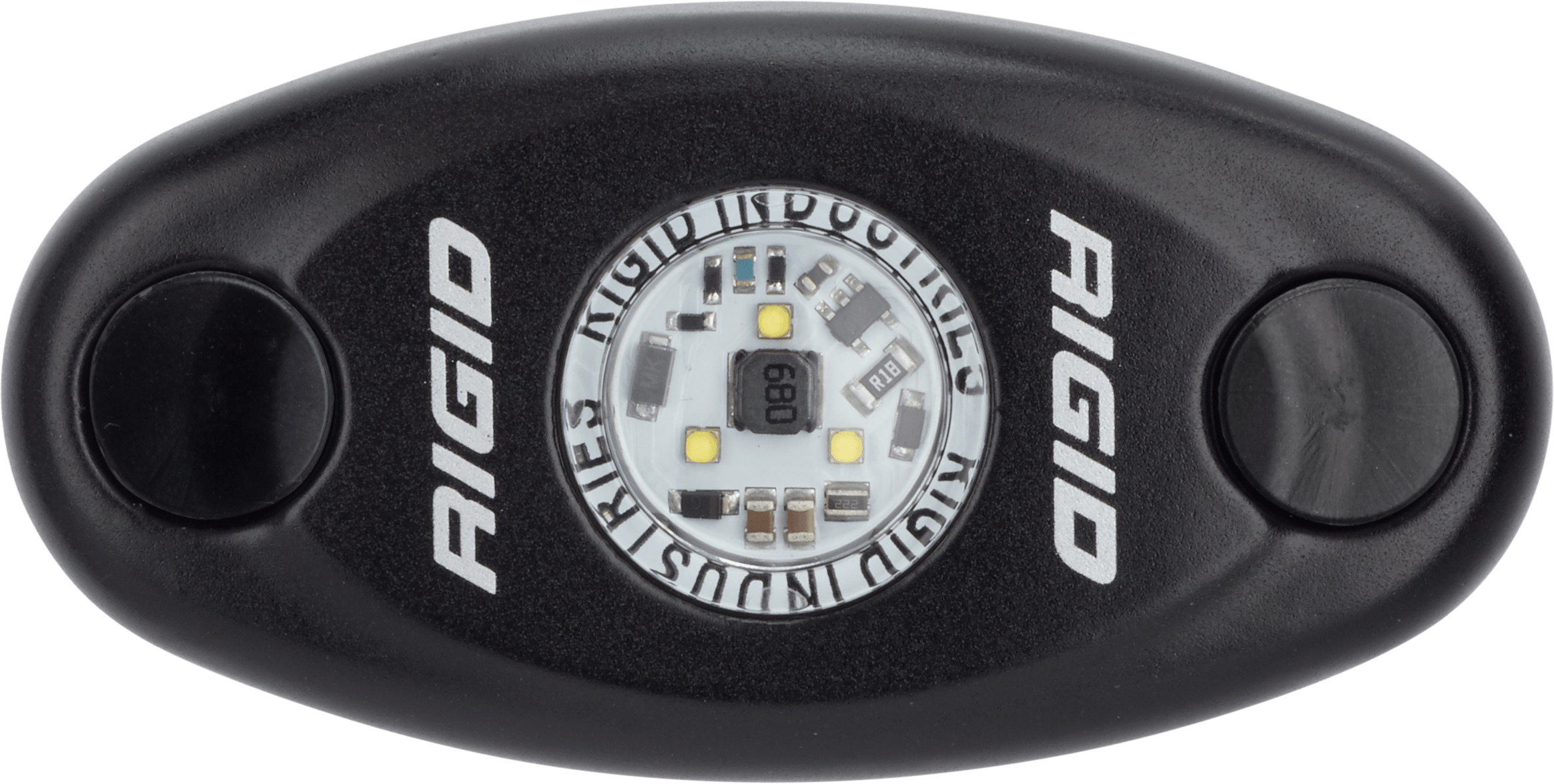 RIGID Industries A-Series LED Light, High Power, Red, Black Housing, Single 480103