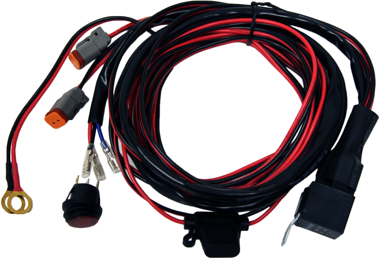 RIGID Industries Wire Harness, Fits D-Series Pair And SR-Q Series Pair With 6 LEDs 40196