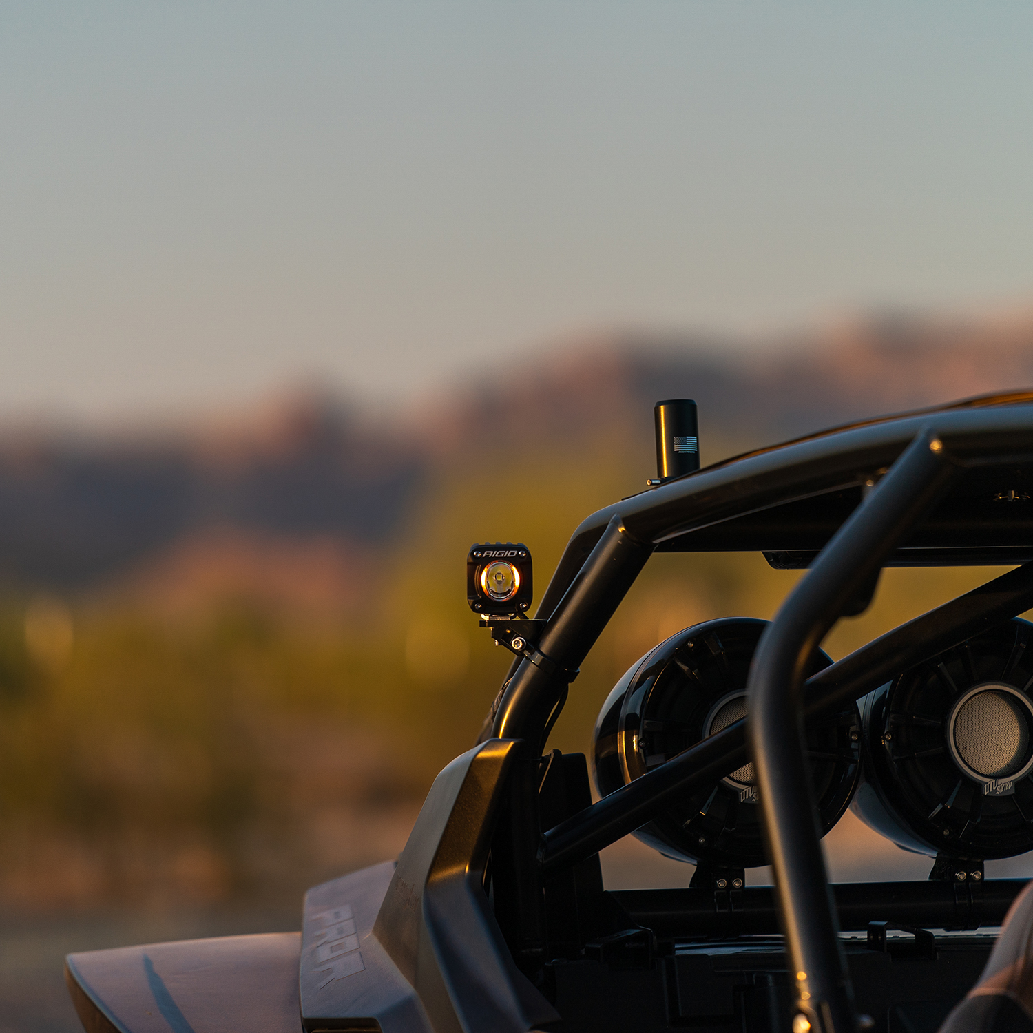 RIGID Industries Side-by-Side Revolve A-Pillar Light Kit 41650