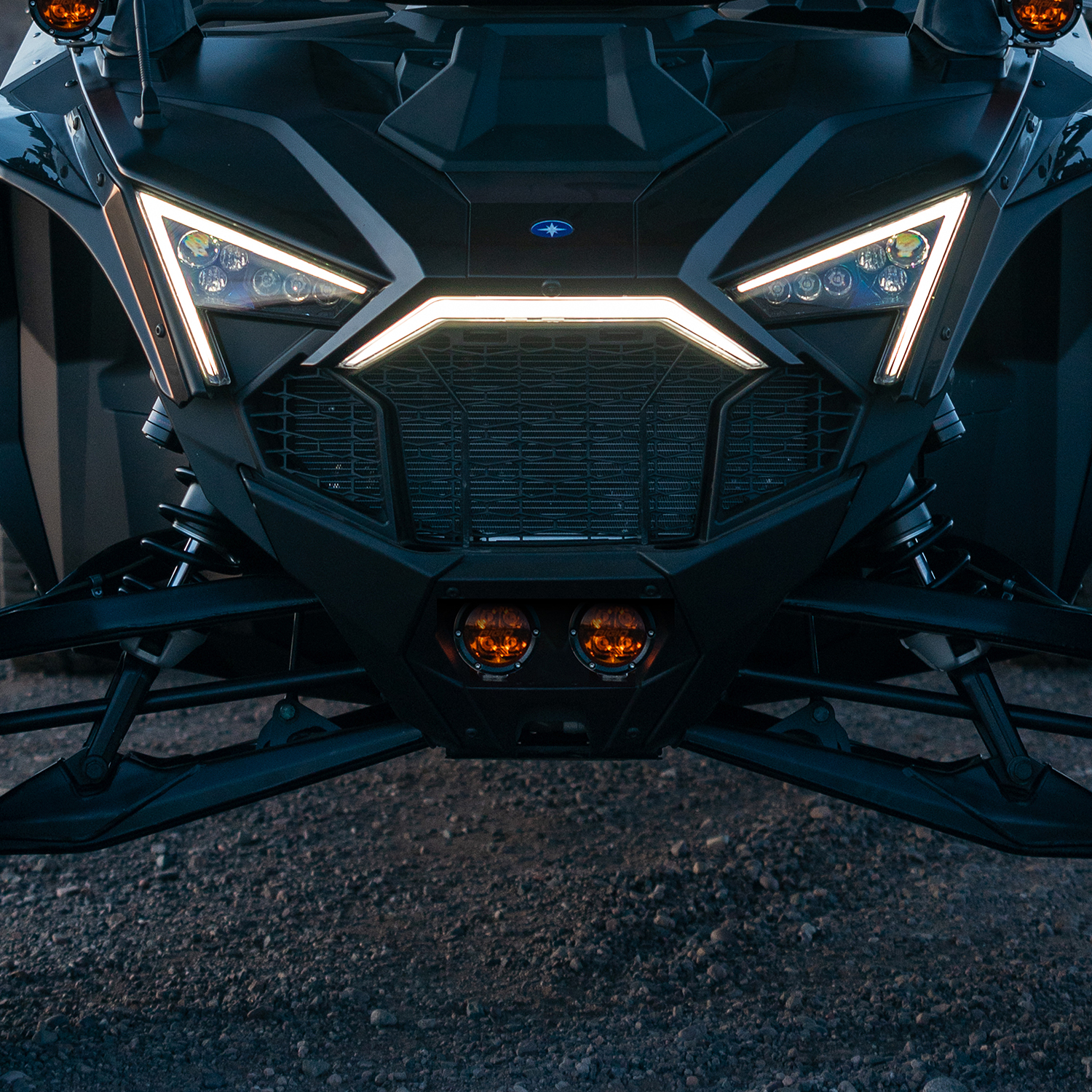 RIGID Industries Razor 360-Series Amber PRO Grille Light Kit 41651