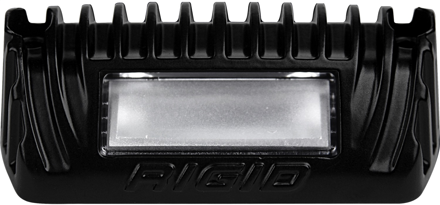 RIGID Industries 1x2 65 Degree DC LED Scene Light, Amber, Black Housing, Single 86630