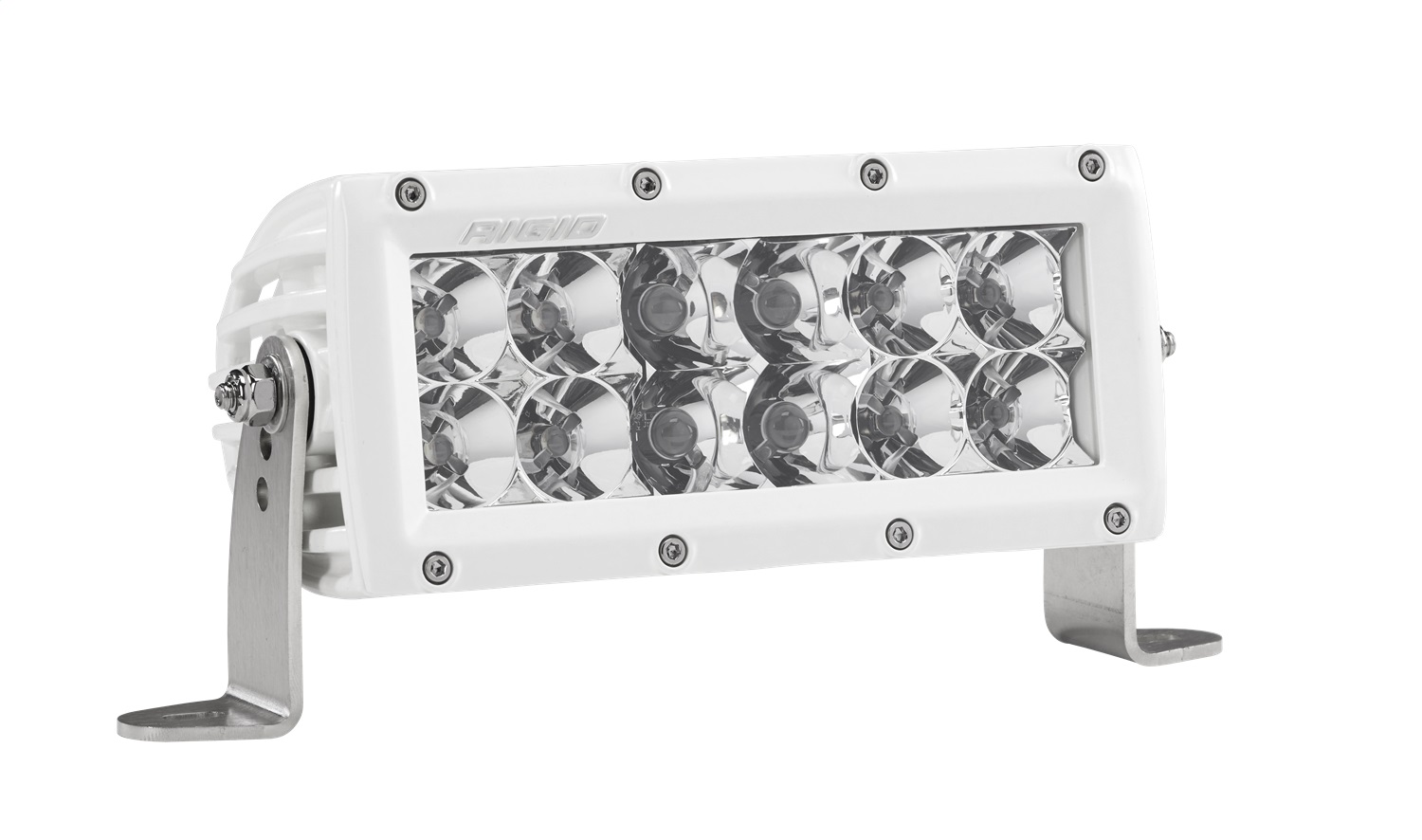 RIGID Industries E-Series PRO LED Light, Spot/Flood Combo, 6 Inch, White Housing 806313
