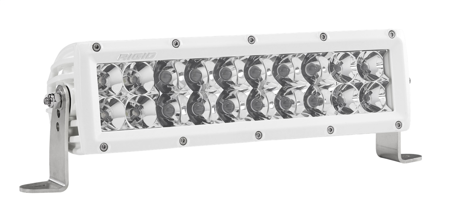 RIGID Industries E-Series PRO LED Light, Spot/Flood Combo, 10 Inch, White Housing 810313